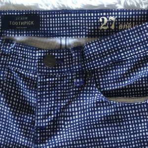 J. Crew Pants - J.Crew Blue Basketweave Pants J. Crew Pants - J.Crew Blue Basketweave Pants